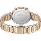 Hugo Boss Flawless Quartz White Dial Gold Steel Strap Watch for Women -1502531 Authentic Buy Shop Now