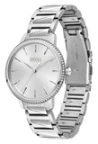 Hugo Boss Signature Silver Dial Silver Steel Strap Watch for Women - 1502539 Authentic Buy Shop Now