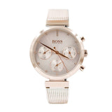 Hugo Boss Flawless White Dial Gold Mesh Bracelet Watch for Women - 1502553 Authentic Buy Shop Now