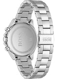 Hugo Boss Novia Chronograph Silver Dial Silver Steel Strap Watch for Women - 1502616 Authentic Buy Shop Now