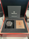 Tag Heuer Carrera Year of The Rabbit Automatic Chronograph Black Dial Black Leather Strap Watch for Men - CBN2A1L.FC6521 Authentic Buy Shop Now