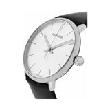 Calvin Klein High Noon Quartz White Dial Black Leather Strap Watch for Men - K8M211C6 Authentic Buy Shop Now