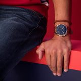 Tommy Hilfiger Decker Blue Dial Brown Leather Strap Watch for Men - 1791561 Authentic Buy Shop Now