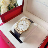 Salvatore Ferragamo F-80 Classic White Dial Brown Leather Strap Watch for Men - SFDT00819 Authentic Buy Shop Now