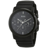 Hugo Boss Modern Black Dial Black Rubber Strap Watch for Men - 1512639 Authentic Buy Shop Now