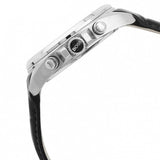 Hugo Boss Casual Chronograph Silver Dial Black Leather Strap Watch For Men - HB1512880 Authentic Buy Shop Now