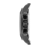 Hugo Boss Ikon Chronograph Black Dial Black Steel Strap Watch for Men - 1512961 Authentic Buy Shop Now