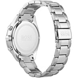 Hugo Boss Ikon Chronograph White Dial Silver Steel Strap Watch for Men - 1512962 Authentic Buy Shop Now