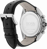 Hugo Boss Driver Sport Chronograph Blue Dial Black Leather Strap Watch for Men - 1513077 Authentic Buy Shop Now
