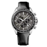 Hugo Boss Contemporary Sport Driver Black Dial Black Leather Strap Watch for Men - 1513085 Authentic Buy Shop Now