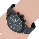 Hugo Boss Chronograph Black Dial Black Steel Strap Watch for Men - 1513180 Authentic Buy Shop Now