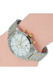 Hugo Boss Areoliner Chronograph White Dial Two Tone Steel Strap Watch for Men - 1513236 Authentic Buy Shop Now