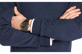 Hugo Boss Aeroliner Black Dial Black Steel Strap Watch for Men - 1513275 Authentic Buy Shop Now