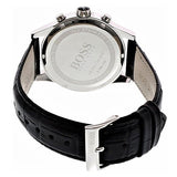Hugo Boss Jet Silver Dial Black Leather Strap Watch for Men - 1513282 Authentic Buy Shop Now