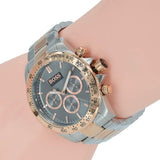 Hugo Boss Ikon Grey Dial Two Tone Steel Strap Watch for Men - 1513339 Authentic Buy Shop Now