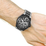 Hugo Boss Supernova Black Dial Two Tone Steel Strap Watch for Men - 1513368 Authentic Buy Shop Now