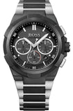 Hugo Boss Supernova Black Dial Two Tone Steel Strap Watch for Men - 1513368 Authentic Buy Shop Now