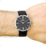 Hugo Boss Jackson Black Dial Black Leather Strap Watch for Men - 1513369 Authentic Buy Shop Now