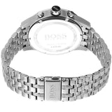 Hugo Boss Jet Black Dial Silver Steel Strap Watch for Men - 1513383 Authentic Buy Shop Now