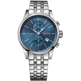 Hugo Boss Jet Blue Dial Silver Steel Strap Watch for Men - 1513384 Authentic Buy Shop Now