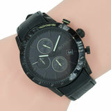 Hugo Boss Rafale Chronograph Black Dial Black Leather Strap Watch For Men - 1513389 Authentic Buy Shop Now