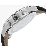 Hugo Boss Rafale Chronograph Black Dial Black Leather Strap Watch For Men - 1513390 Authentic Buy Shop Now