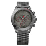 Hugo Boss Ikon Grey Dial Grey Mesh Bracelet Watch for Men - 1513443 Authentic Buy Shop Now
