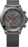 Hugo Boss Ikon Grey Dial Grey Mesh Bracelet Watch for Men - 1513443 Authentic Buy Shop Now