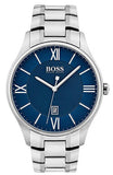 Hugo Boss Governer Blue Dial Silver Steel Strap Watch for Men - 1513487 Authentic Buy Shop Now