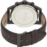 Hugo Boss Navigator Black Dial Black Leather Strap Watch for Men - 1513497 Authentic Buy Shop Now