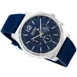 Hugo Boss Professional Chronograph Blue Dial Blue Silicone Strap Watch for Men - 1513526 Authentic Buy Shop Now