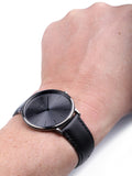 Hugo Boss Modern Grey Dial Black Leather Strap Watch for Men - 1513540 Authentic Buy Shop Now