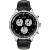 Hugo Boss Companion Black Dial Black Leather Strap Watch for Men - 1513543 Authentic Buy Shop Now