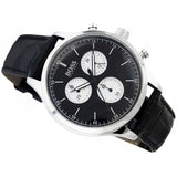 Hugo Boss Companion Black Dial Black Leather Strap Watch for Men - 1513543 Authentic Buy Shop Now
