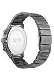 Hugo Boss Architectural Blue Dial Grey Steel Strap Watch for Men - 1513574 Authentic Buy Shop Now