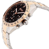 Hugo Boss Talent Black Dial Two Tone Steel Strap Watch for Men - 1513584 Authentic Buy Shop Now