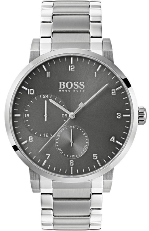 Hugo Boss Oxygen Grey Dial Silver Steel Strap Watch for Men - 1513596 Authentic Buy Shop Now