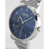 Hugo Boss Oxygen Chronograph Blue Dial Silver Steel Strap Watch for Men - 1513597 Authentic Buy Shop Now