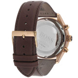 Hugo Boss Grand Prix Blue Dial Brown Leather Strap Watch for Men - 1513604 Authentic Buy Shop Now