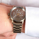 Hugo Boss Attitude Green Dial Green Steel Strap Watch for Men - 1513610 Authentic Buy Shop Now