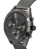Hugo Boss Talent Gunmetal Dial Grey Mesh Bracelet Watch for Men - 1513637 Authentic Buy Shop Now