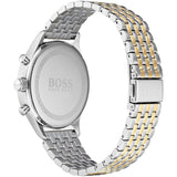 Hugo Boss Companion Silver Dial Two Tone Mesh Bracelet Watch for Men - 1513654 Authentic Buy Shop Now