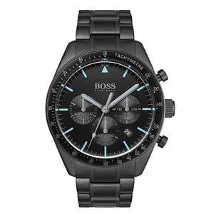 Hugo Boss Trophy Black Dial Black Steel Strap Watch for Men - 1513675 Authentic Buy Shop Now