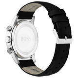 Hugo Boss Navigator Black Dial Black Leather Strap Watch for Men - 1513678 Authentic Buy Shop Now