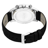 Hugo Boss Navigator Black Dial Black Leather Strap Watch for Men - 1513678 Authentic Buy Shop Now