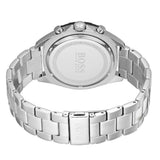 Hugo Boss Intensity Chronograph Black Dial Silver Steel Strap Watch For Men - 1513680 Authentic Buy Shop Now