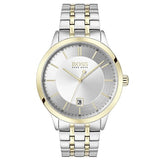 Hugo Boss Classic Silver Dial Two Tone Steel Strap Watch for Men - 1513687 Authentic Buy Shop Now
