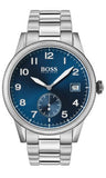Hugo Boss Legacy Blue Dial Silver Steel Strap Watch for Men - 1513707 Authentic Buy Shop Now