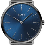 Hugo Boss Horizon Blue Dial Black Mesh Bracelet Watch for Men - 1513734 Authentic Buy Shop Now
