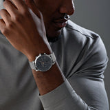 Hugo Boss Integrity Grey Dial Silver Mesh Bracelet Watch for Men - 1513807 Authentic Buy Shop Now